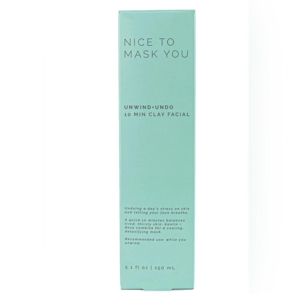 Sun & Moon Nice To Mask You Unwind + Undo 10 Minute Mask Kaolin Clay Skincare